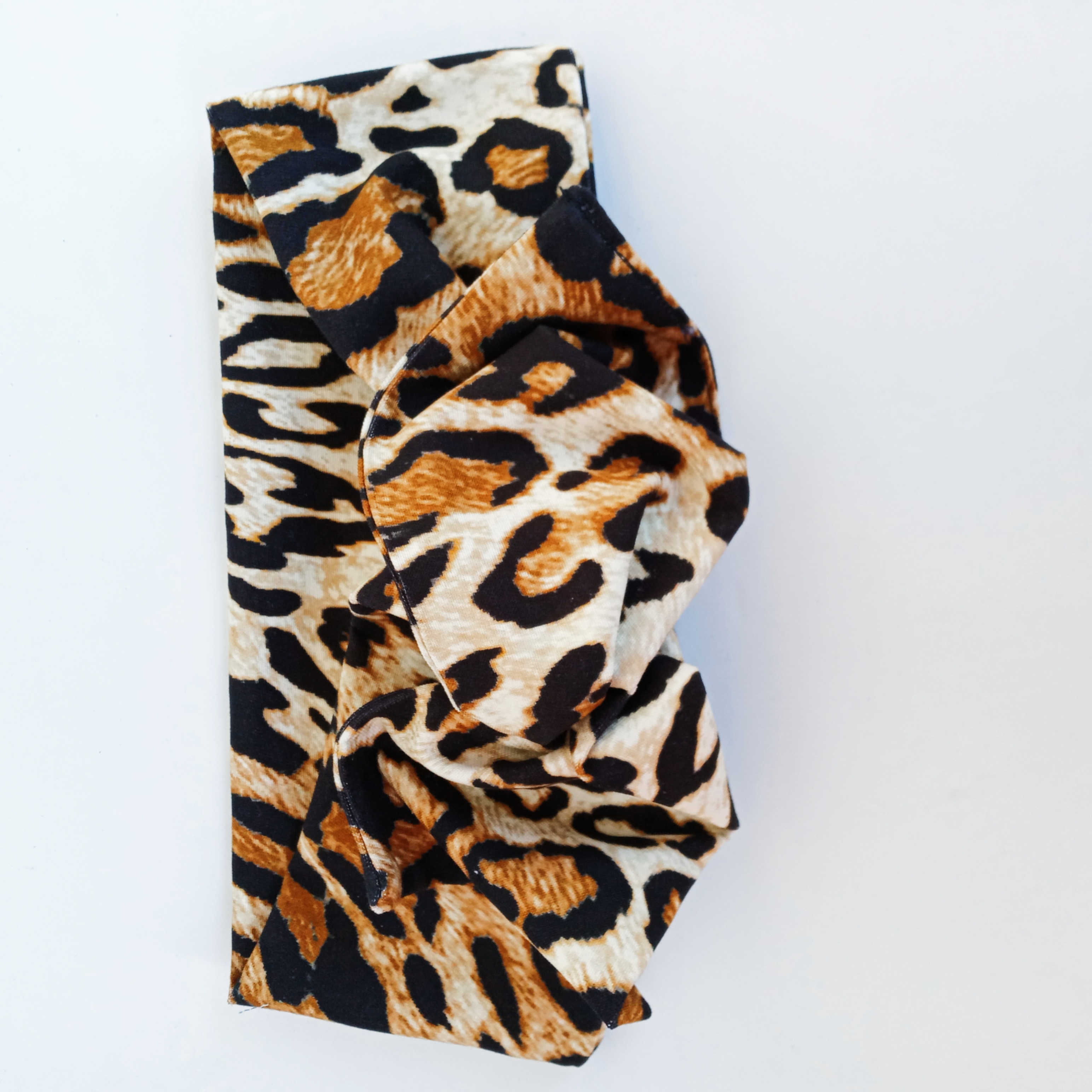 Fascia Turbante Modellabile leopardata 