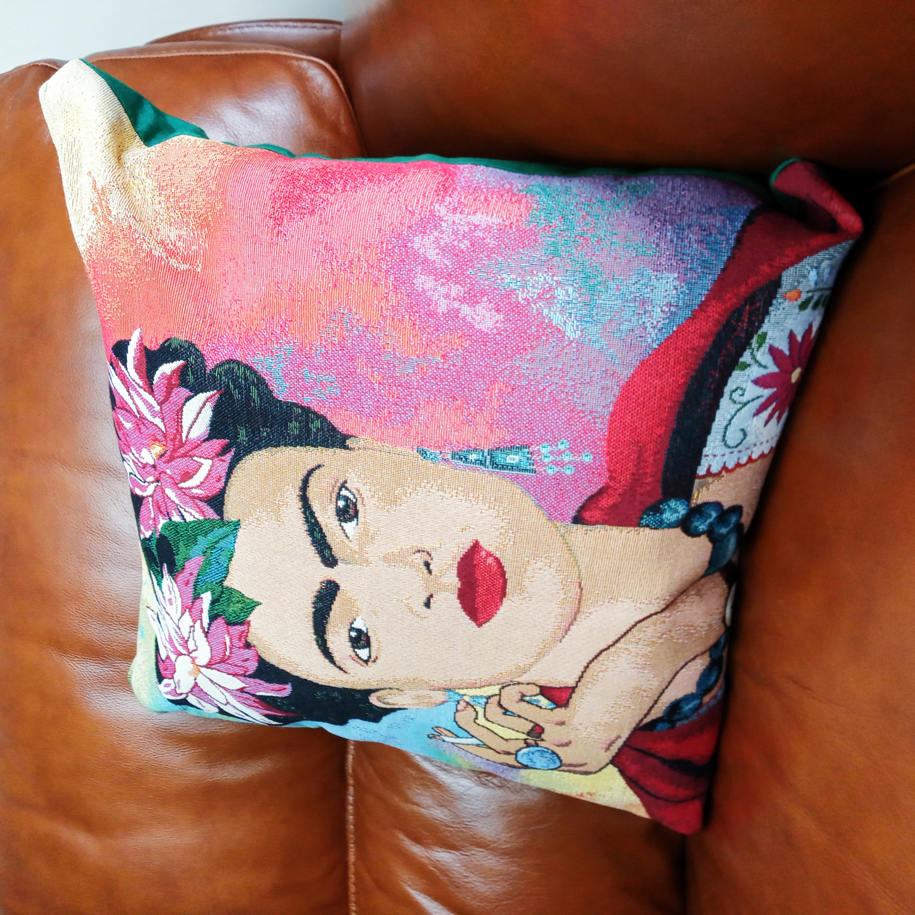 Cuscino Frida Kahlo Arredo Cuscino Decorativo da Salotto Stile Mexicano 