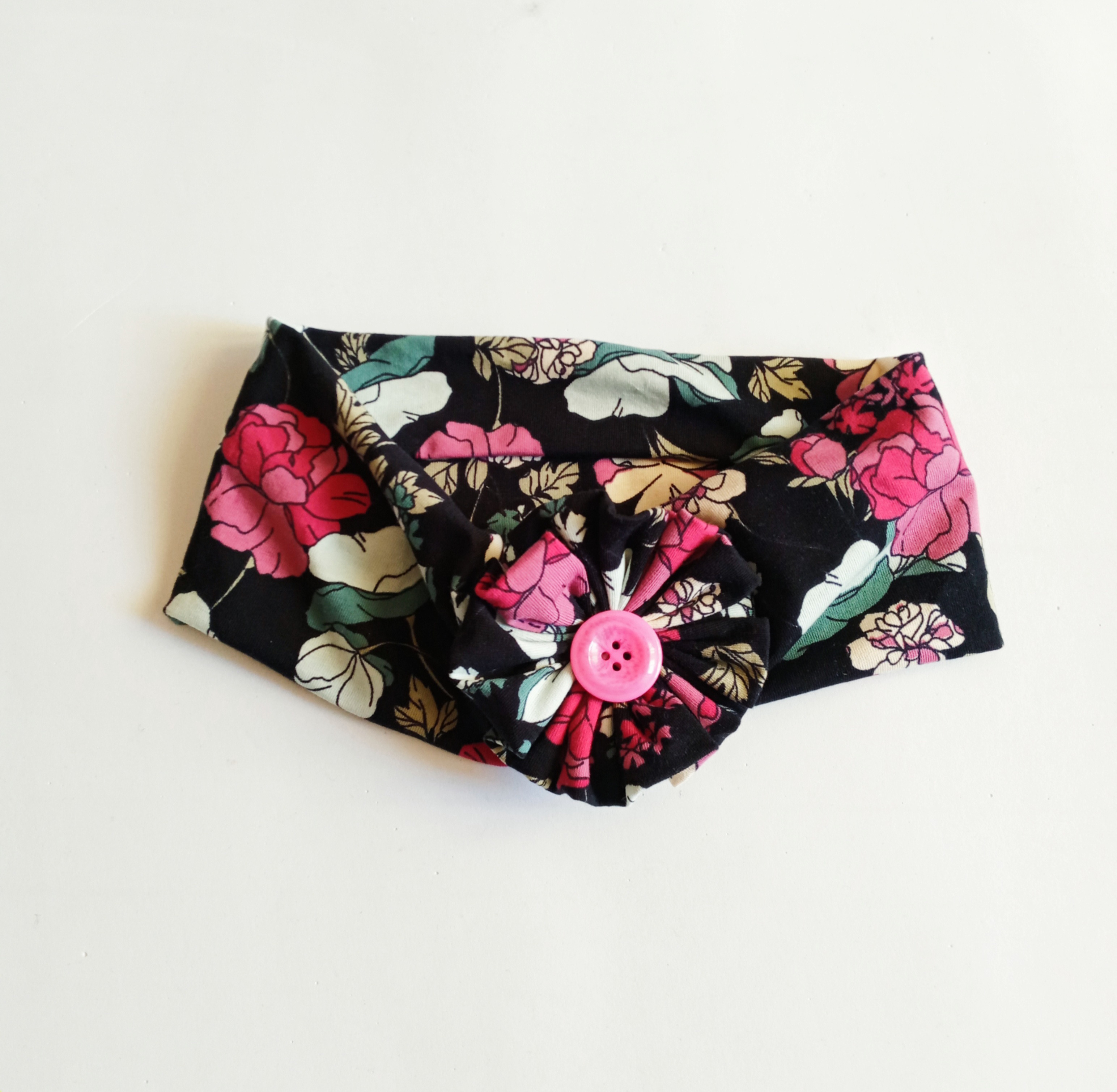 Fascia Capelli con Fiore Bimba