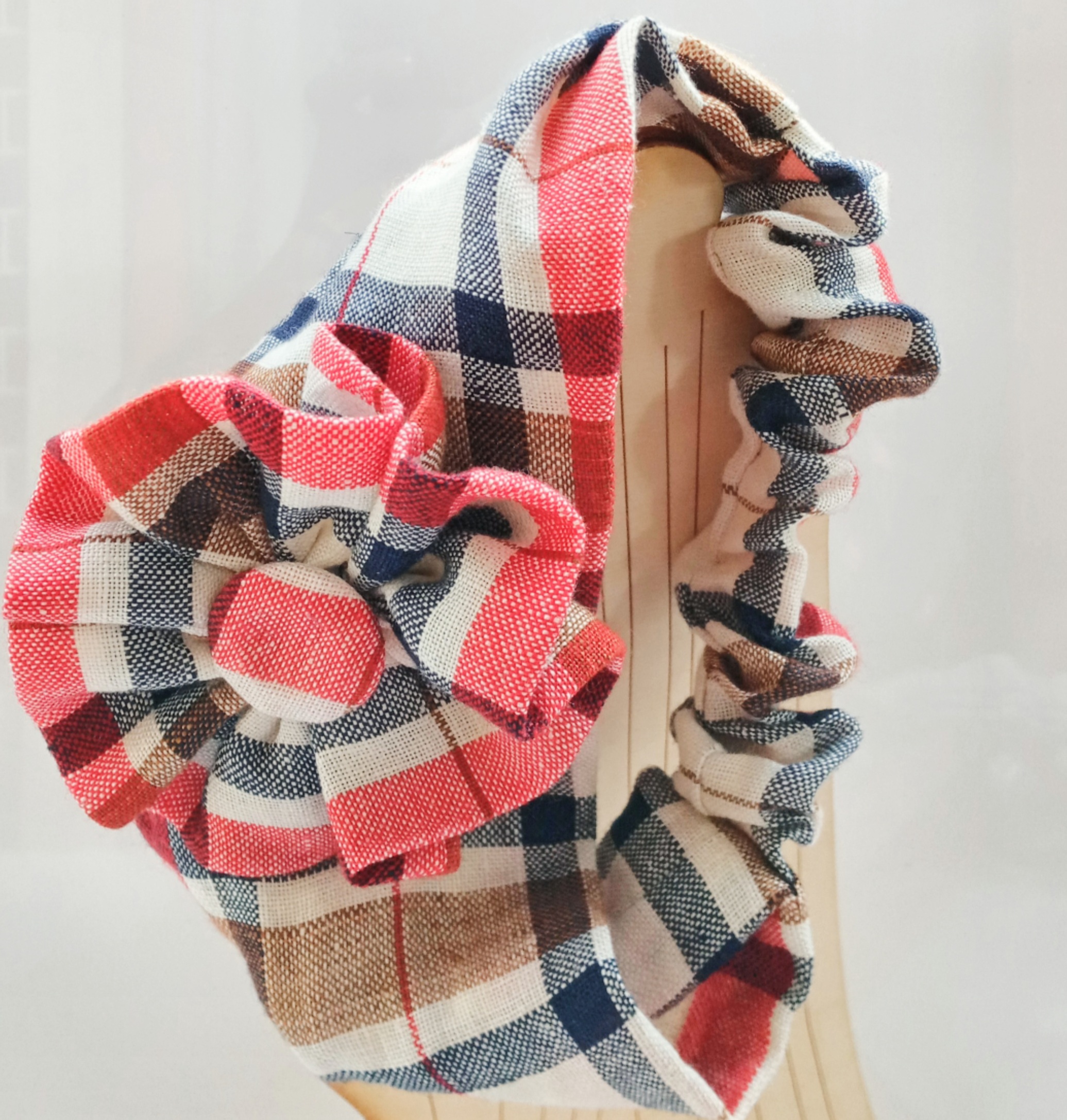 Fascia per Capelli con Fiore a righe